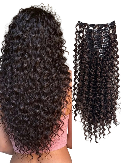 Extensions à clips – 100 % Cheveux Naturels Double Drawn