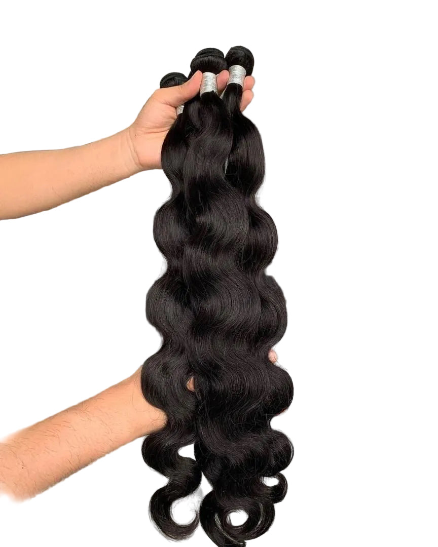 Tissage Brésilien Body Wave – 100 % Cheveux Naturels Remy Hair