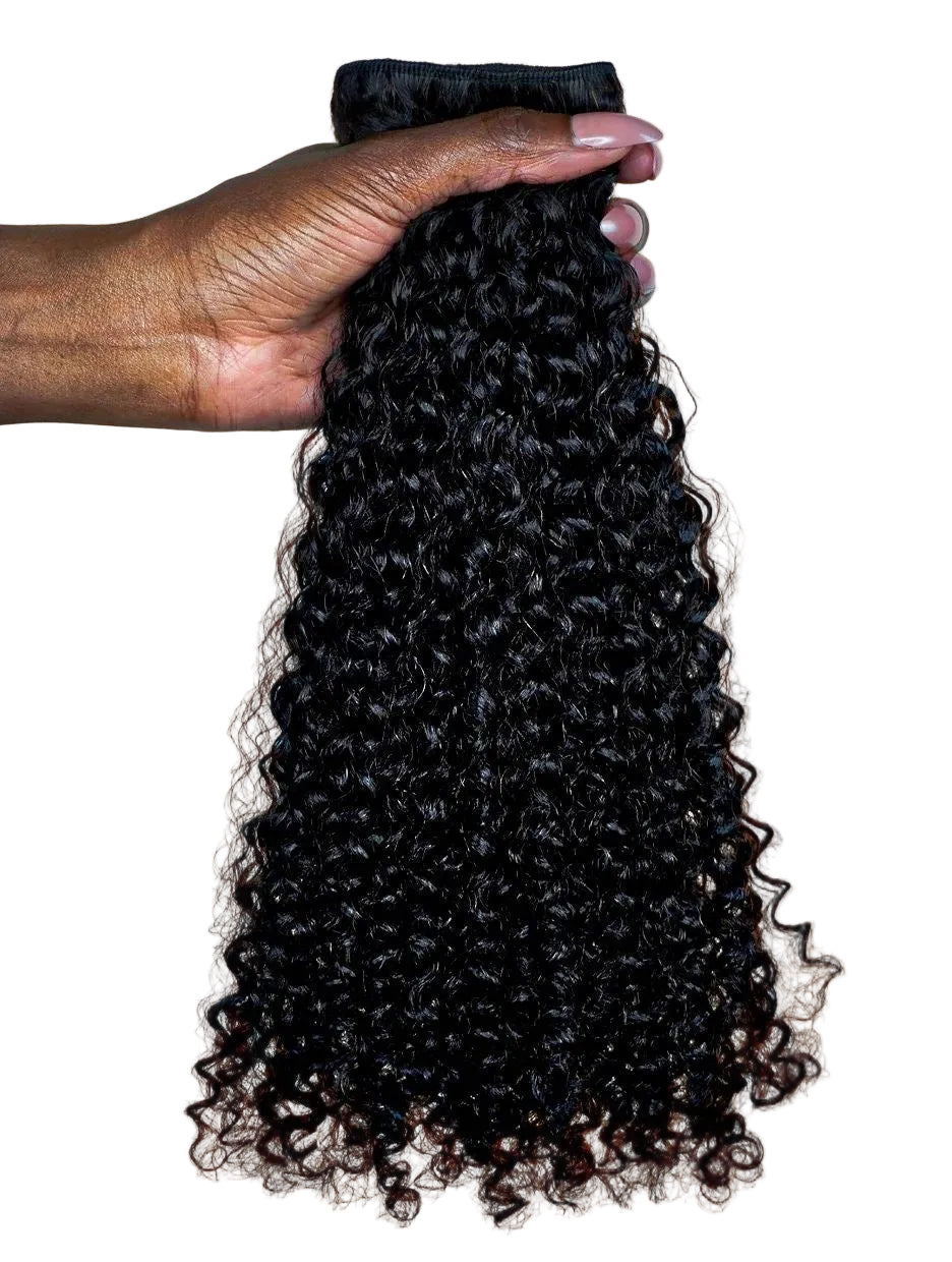 Tissage Brésilien Curly 100 % Cheveux Naturels Remy Hair